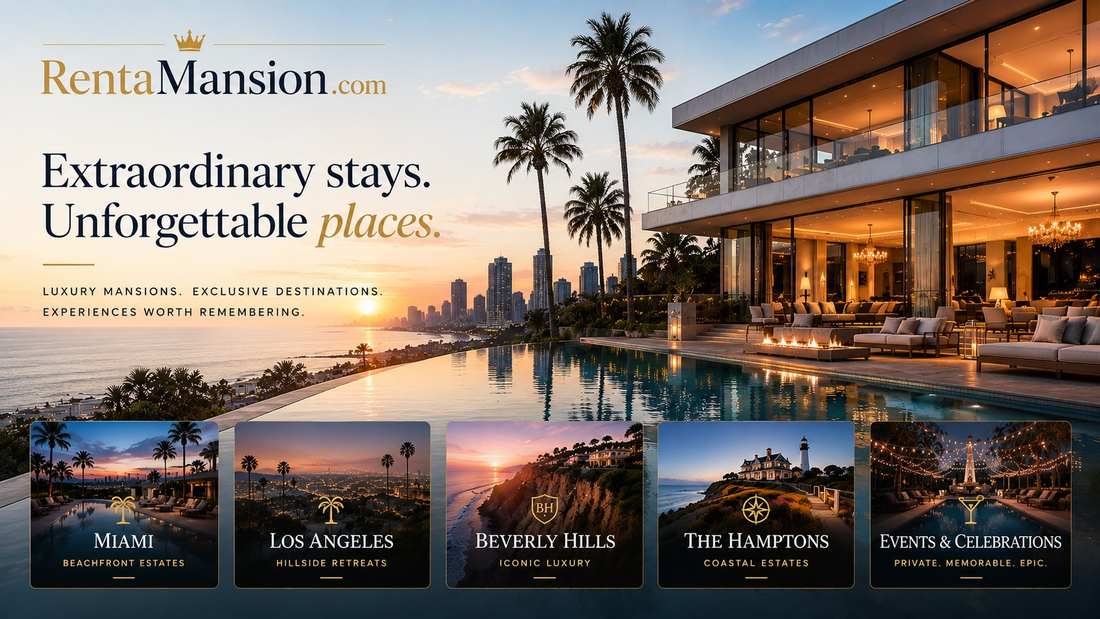 Luxury mansion rentals and private estate stays